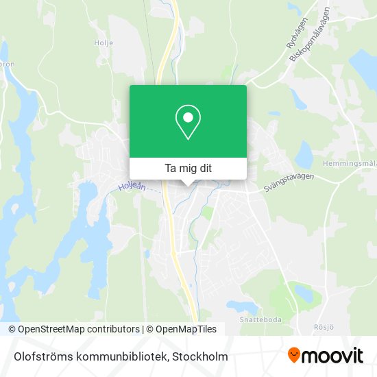 Olofströms kommunbibliotek karta