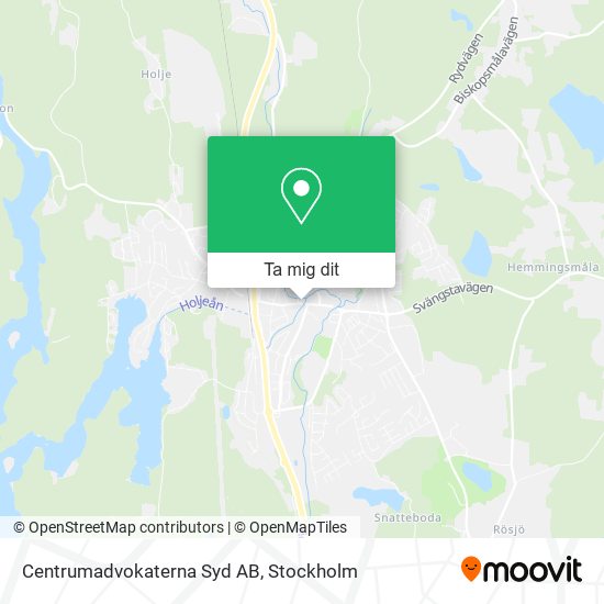 Centrumadvokaterna Syd AB karta