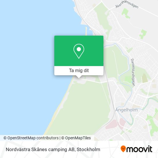 Nordvästra Skånes camping AB karta