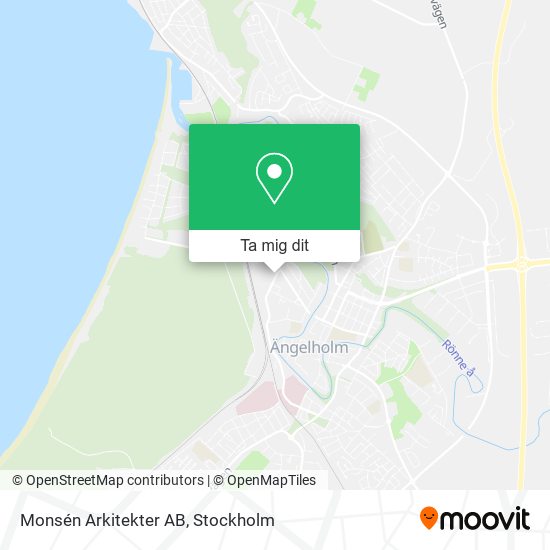 Monsén Arkitekter AB karta