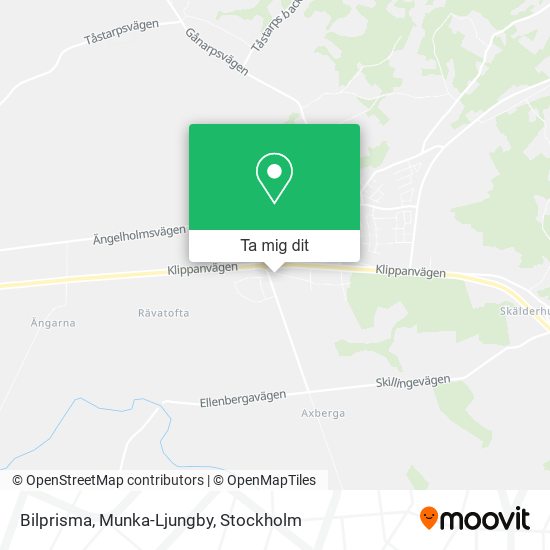 Bilprisma, Munka-Ljungby karta