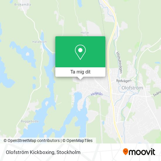 Olofström Kickboxing karta