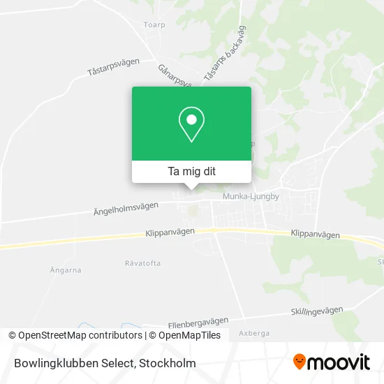 Bowlingklubben Select karta