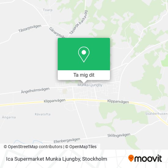 Ica Supermarket Munka Ljungby karta