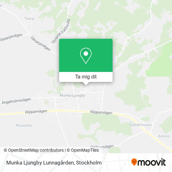 Munka Ljungby Lunnagården karta