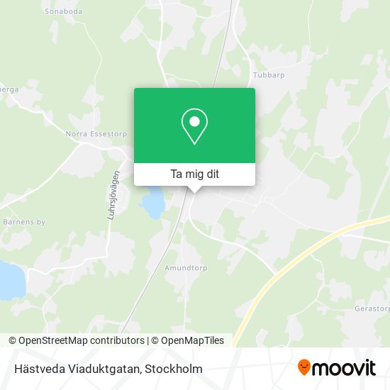 Hästveda Viaduktgatan karta