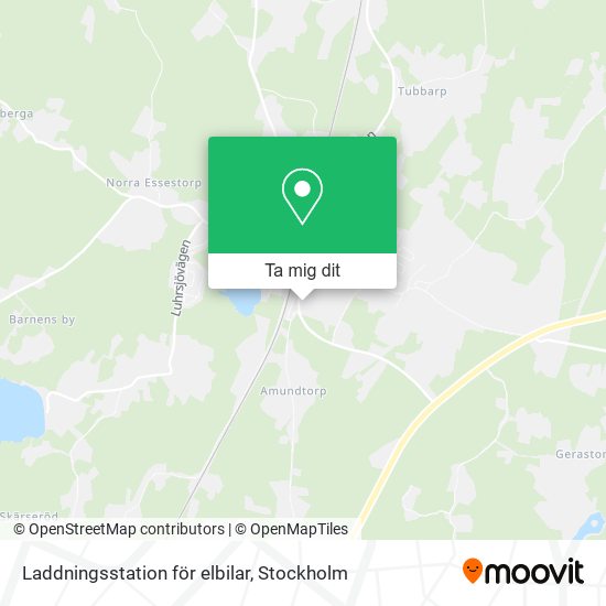 Laddningsstation för elbilar karta
