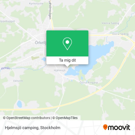 Hjelmsjö camping karta