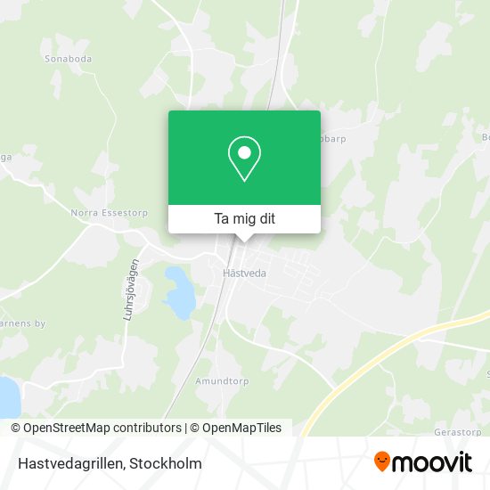 Hastvedagrillen karta