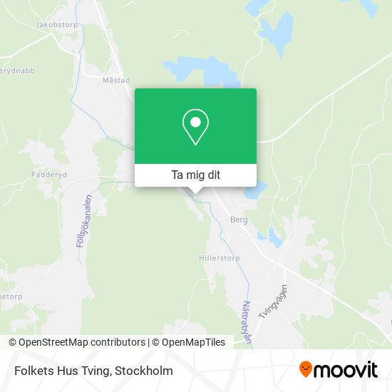 Folkets Hus Tving karta