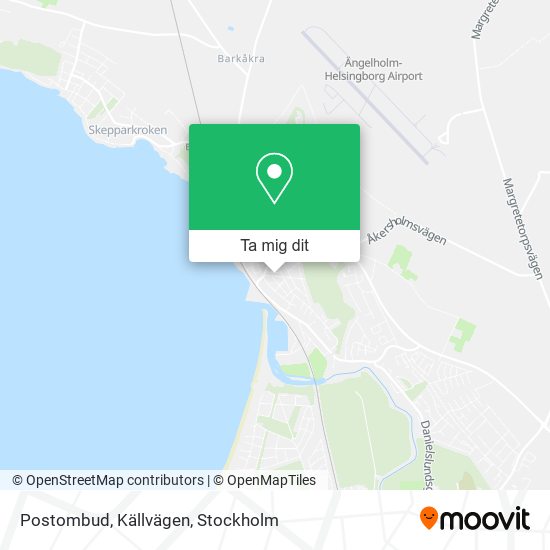 Postombud, Källvägen karta