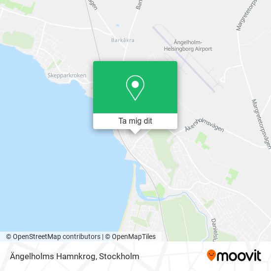 Ängelholms Hamnkrog karta