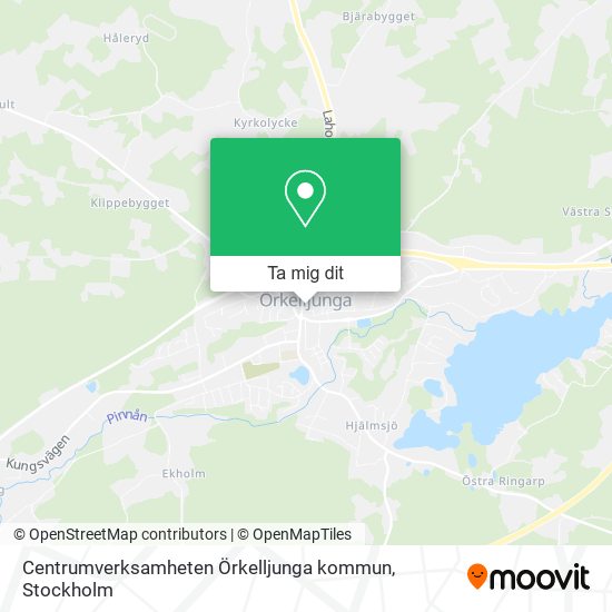 Centrumverksamheten Örkelljunga kommun karta