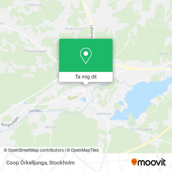 Coop Örkelljunga karta