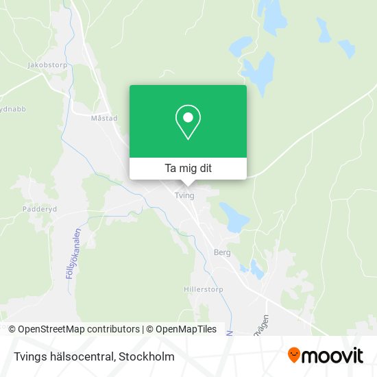 Tvings hälsocentral karta