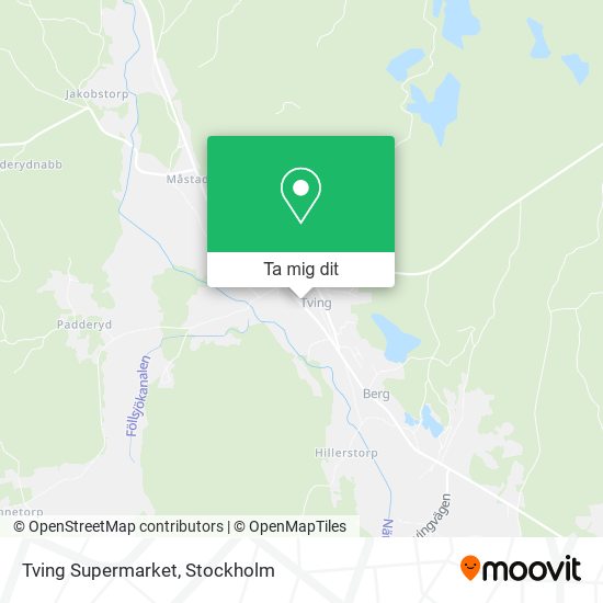 Tving Supermarket karta