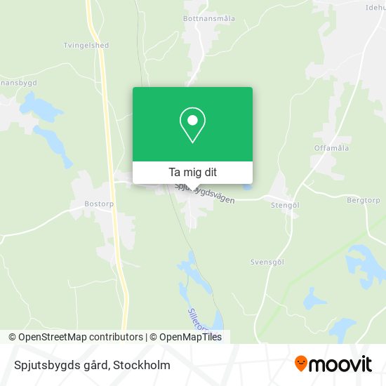 Spjutsbygds gård karta