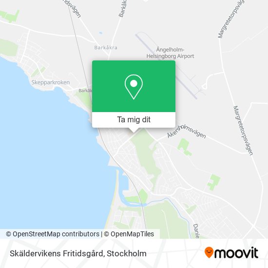 Skäldervikens Fritidsgård karta