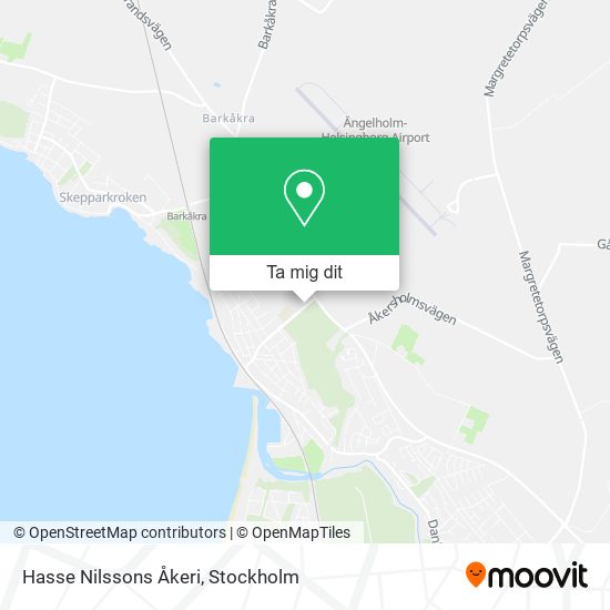 Hasse Nilssons Åkeri karta