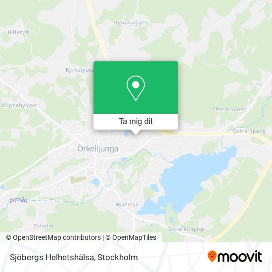 Sjöbergs Helhetshälsa karta