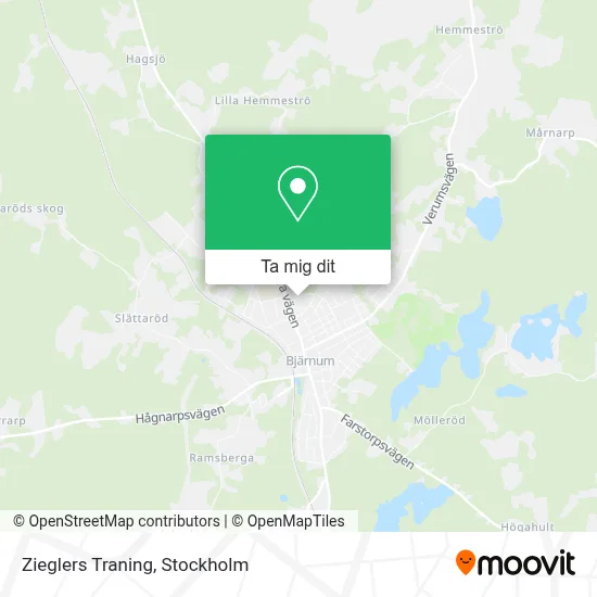Zieglers Traning karta