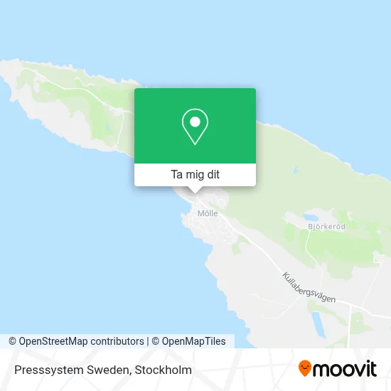 Presssystem Sweden karta