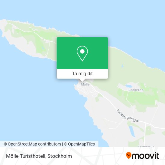 Mölle Turisthotell karta