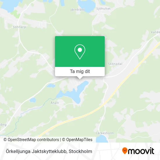 Örkelljunga Jaktskytteklubb karta