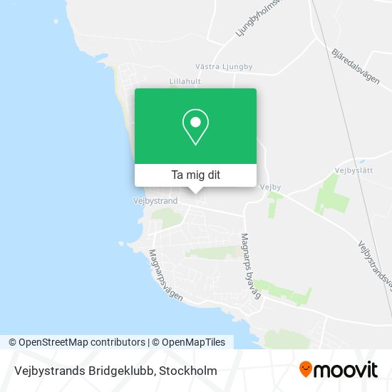 Vejbystrands Bridgeklubb karta