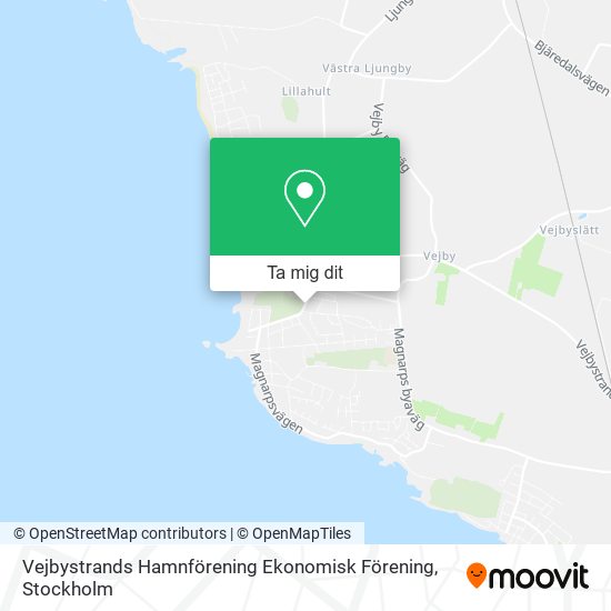 Vejbystrands Hamnförening Ekonomisk Förening karta