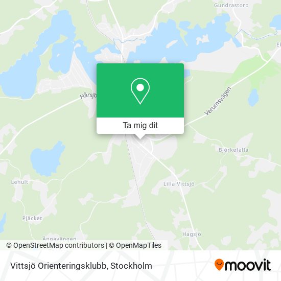 Vittsjö Orienteringsklubb karta