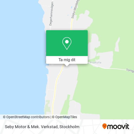 Seby Motor & Mek. Verkstad karta