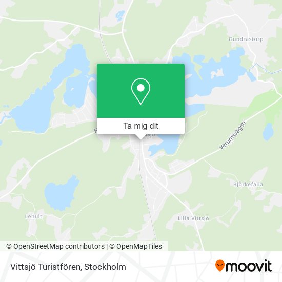 Vittsjö Turistfören karta