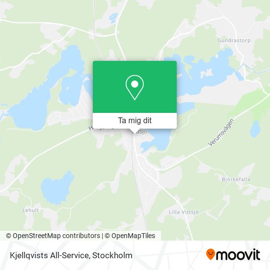 Kjellqvists All-Service karta