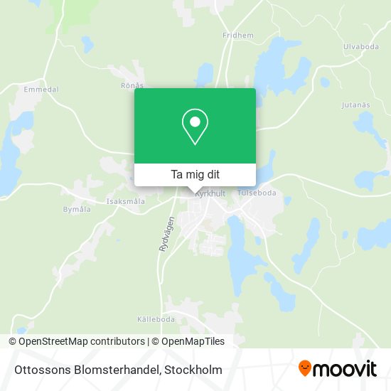 Ottossons Blomsterhandel karta