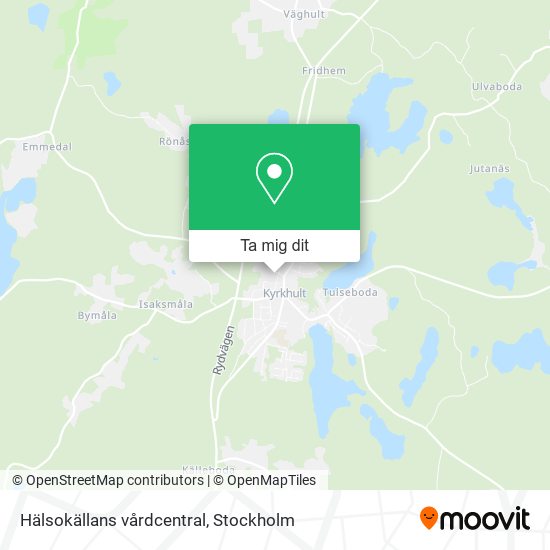 Hälsokällans vårdcentral karta