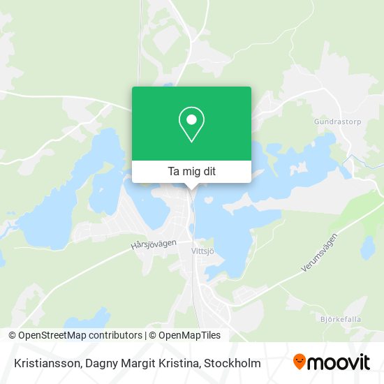 Kristiansson, Dagny Margit Kristina karta