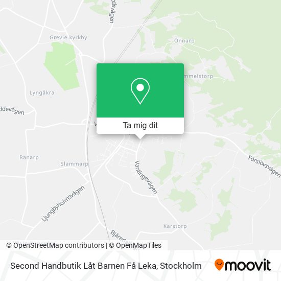 Second Handbutik Låt Barnen Få Leka karta