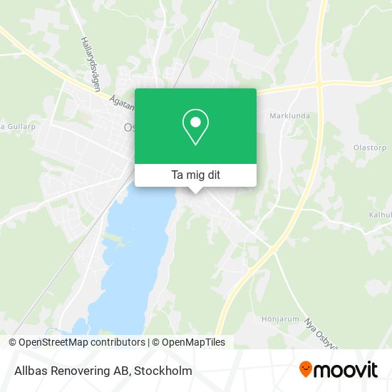 Allbas Renovering AB karta