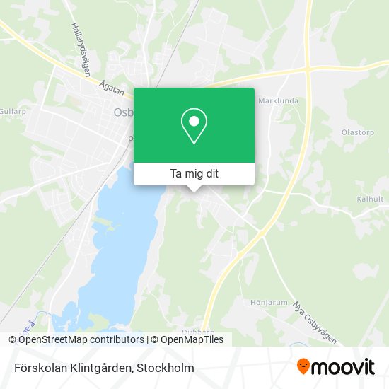 Förskolan Klintgården karta