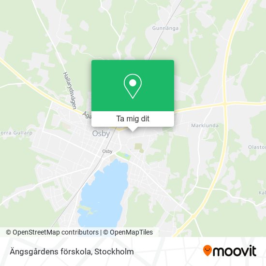 Ängsgårdens förskola karta