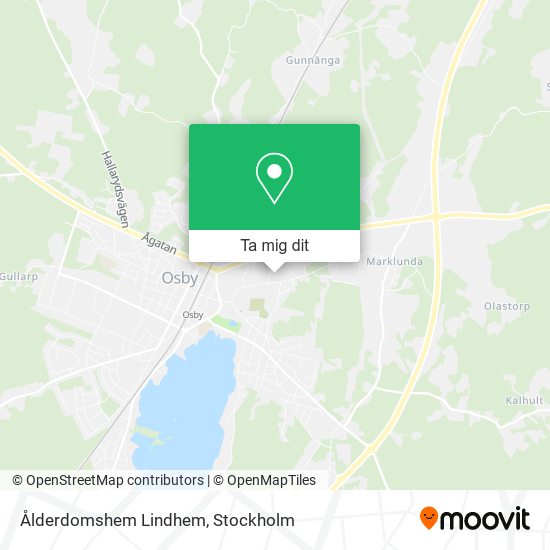 Ålderdomshem Lindhem karta