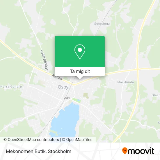 Mekonomen Butik karta