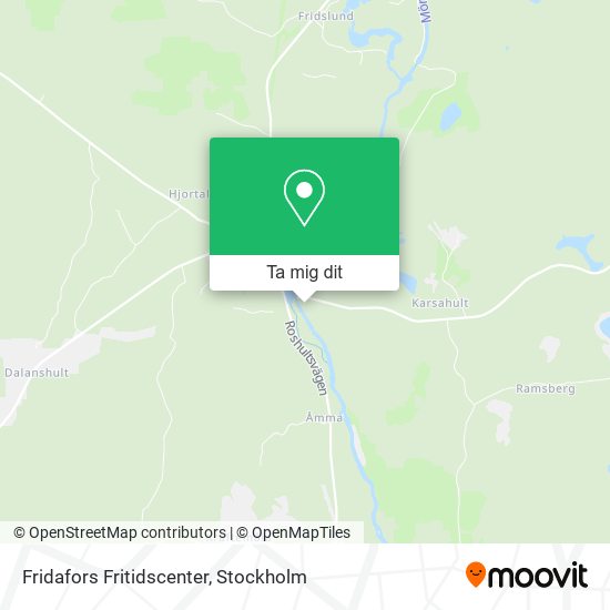 Fridafors Fritidscenter karta