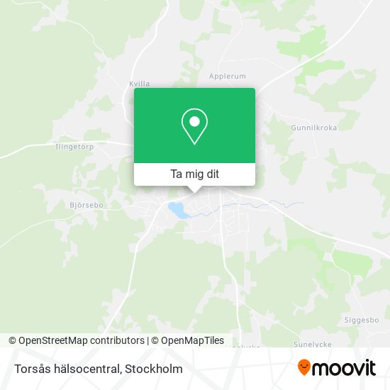 Torsås hälsocentral karta