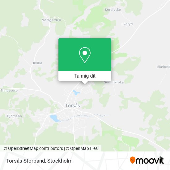 Torsås Storband karta