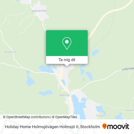 Holiday Home Holmsjövägen Holmsjö II karta