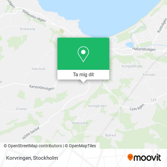 Korvringen karta