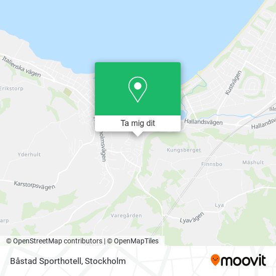 Båstad Sporthotell karta