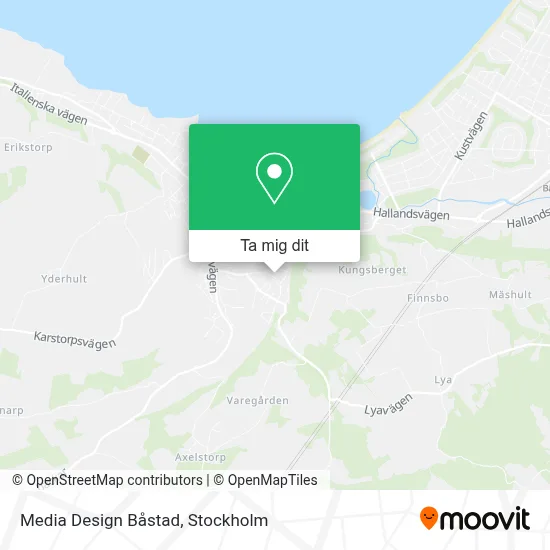 Media Design Båstad karta